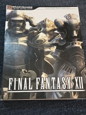 BradyGames Final Fantasy XII Limited Edition Guide - Black & Gray